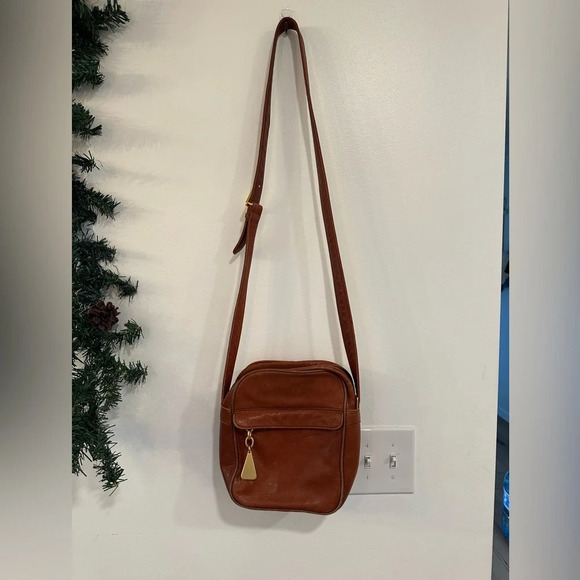 Sharif Handbags - Vintage Leather Americana Crossbody Women’s Purse Classic Neutral